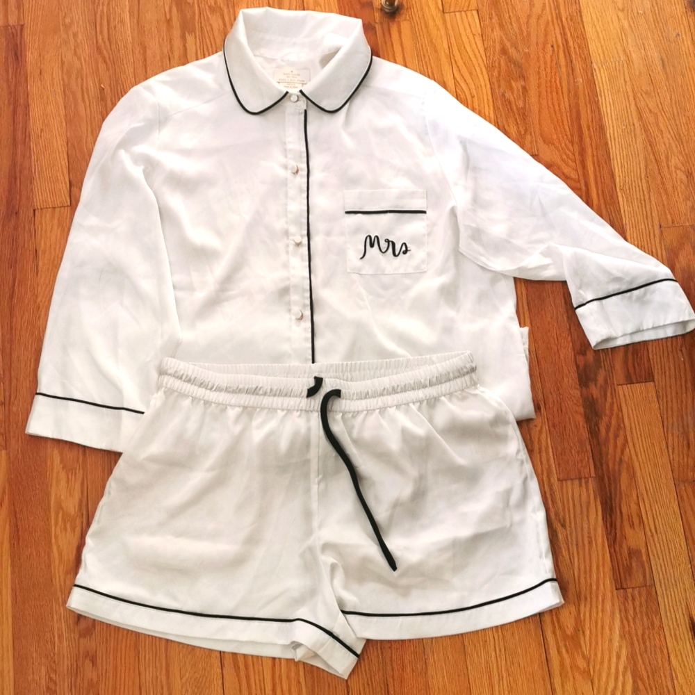 Kate Spade Mrs Wedding PJ's